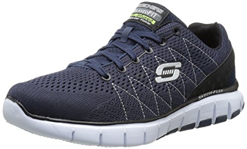 Preisvergleich Produktbild Skechers Skech-Flex, Herren Sneakers, Blau (NVY), 44 EU