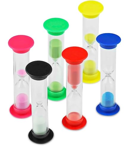 Clessidra 3/5/10/30 Minuti, Clessidra Bambini, Clessidre Timer Set Colorata Timer Da Cucina, Pulizia Dei Denti, Classe, Giochi, Ufficio, Scrivania (4 Colori