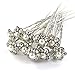 20pcs Wedding Bridal Pearl Flower Rhinestone Crystal Hair Pins Clips Grips