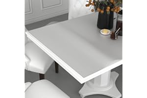 ‎VIDAXL vidaXL Tischfolie Kratzfest Wasserdicht Tischdecke Schutzfolie Tischschutz Tischmatte Tischschoner Tischschutzfolie Folie Matt 90x90cm 1,6mm PVC