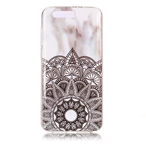 Cozy Hut Coque pour Huawei Honor 9, Coque Silicone Motif Marbre, Housse Etui de Protection Bumper en TPU Souple Lustré [Anti Choc] [Anti Rayures] pour Huawei Honor 9