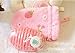 Lovely Cherry Mini Hot Water Bottle With Cover-Pink(18x12cm)