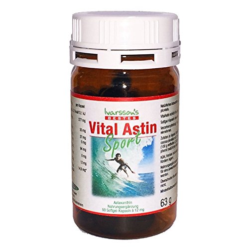 Preisvergleich Produktbild VITALASTIN Sport natürliches Astaxanthin 12mg Kps, 100 Stk.