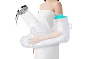 ANOMM vattentätt överarmsplasterskydd (för dusch), återanvändbart överarmsskydd för vuxna, mjuk och bekväm arm, armbåge, hand