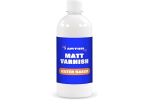 7 Artists Akrylfernissa Matt 500 ml – Transparent Akryllack & Skyddslack för Akrylfärg, Målat Trä, Sten och Lera