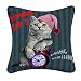 Produktbild Douceur d'Intérieur 1605204, Kissenuberzug, 40 X 40 Cm, Cat Wake Up, Polyester Bedruckt, Ohne