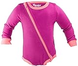 ❤ BEQUEM: Durch Zipper keine Doppellage am Bauch, wie bei herkömmlichen Wickelbodys