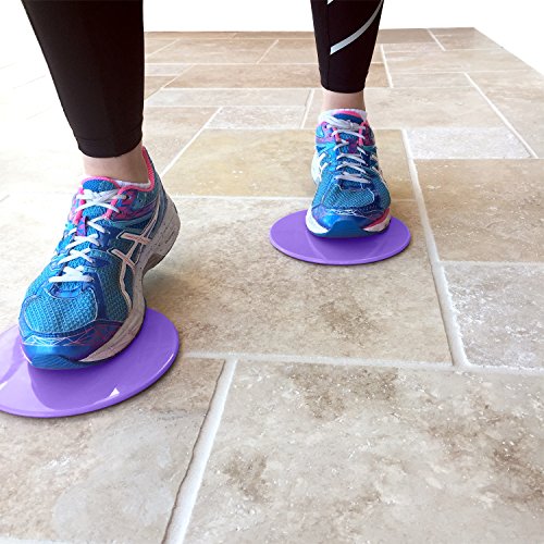 Elite Sportz Core Sliders und Gliding Disc Fitness Training – Sliders Fitness für den Kern – doppelseitig für den Einsatz auf Teppich oder Parkett - 2