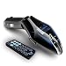 Produktbild Laybomo FM Transmitter Empfänger, KFZ Wireless Radio Adapter MP3 Player FM-Transmitter mit USB Autoladegerät / TF Karte Slot / AUX-Eingang für Handy iPhone iPad Android Smartphones (Blau)
