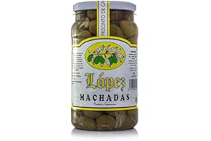 ACEITUNAS LÓPEZ Aceitunas Machadas Extremeñas | Envío Gratis (Tarro PET 1.200g Peso Neto)