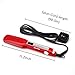 Hair Flat Iron Professional Hair Straighteners Fast Heating 60 Seconds to 230 Degree Wide Nano Titanium Plate LCD Display Temperature Control Red Fairywill