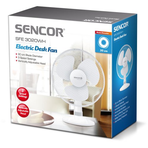Sencor Tischventilator mit einem Durchmesser von 30cm, SFE 3020WH - 2