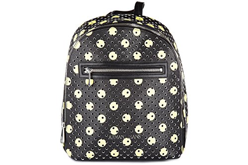Preisvergleich Produktbild Armani Jeans Rucksack Damen Tasche Schulrucksack Schwarz