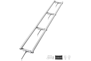 VEVOR Styrsystem, 2,7 m fräsguide, 4 tvärstångssatser motorsågskvarnsskenor, aluminium, justerbar sågkvarnssystem, arbete med
