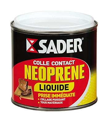 Sader Bostik SA 021243 Colle contact néoprène liquide Boîte de 500 ml