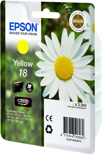 Epson T1804 Tintenpatrone Gänseblümchen, Claria Home Tinte, Text- und Fotodruck (Singlepack) gelb - 3