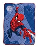Tamaño 170 x 250 cm T & F 8050538312122 Colcha Cama Individual Spider-Man Marvel, Microfibra, 250 x 170 x 5 cm