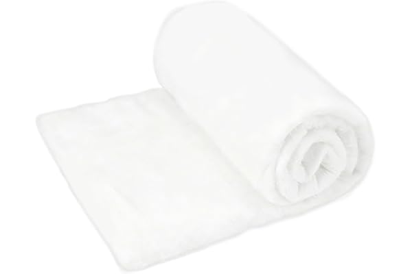 Forbabe Snötäcke dekoration jul 80 cm x 300 cm snömatta dekoration vit konstsnö matta för jul by bakgrund dekorationer