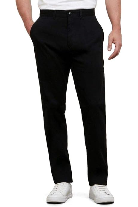 Haggar Men's Premium No Iron Khaki Slim 