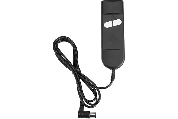 Zerodis Vilstol handkontroll, flera användningsområden 2 knappar 5 stift fjärrkontroll ersättningsdelar för lyftstolar elektrisk bäddsoffa