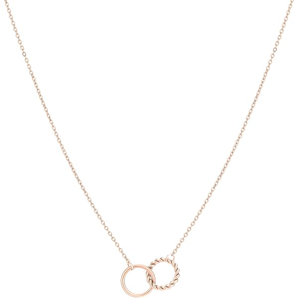Orecchini A Cerchio Tamaris TJ-0644-E-20 – Acciaio Inossidabile IP Oro Rosa, 2 Cm, Con Pietre In Conchiglia