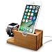 Produktbild Fullmosa iPhone Ladestation und Apple Watch Ladestation, Dockingstationen Handy Halterung für Apple Watch und iPhone 5/5S/6/6 PLUS/6S/6S/7/7 Plus und Android-Smartphones