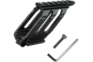 APLUSGEAR Optical 21mm Picatinny Rail Universal Pistol Mount for Sights and Flashlights