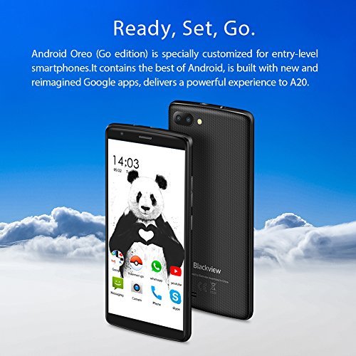 Telephone Portable Pas Cher Blackview A20 Smartphone Debloqu cran 5 5 Pouces au Ratio 18 9 - 8 Go - Android Go - 3G - Double Nano SIM - 3000 mAh Batterie - Double Appareil Photo 5MP Smartphone Pas Cher - Noir reviews Telephone Portable Pas Cher Blackview A20 Smartphone Debloqu cran 5 5 Pouces au Ratio 18 9 - 8 Go - Android Go - 3G - Double Nano SIM - 3000 mAh Batterie - Double Appareil Photo 5MP Smartphone Pas Cher - Noir