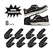 Produktbild femor 8 Stück Schuh Slots, große einstellbare Schuhstapler Schuhhalter Set (schwarz)