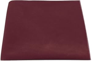 KING & PRIORY Luxury Burgundy Velvet Pocket Square