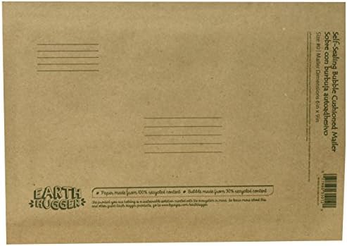 Earth Hugger Kraft Mailer, 6" x 9", 25 Pack (31012-EH)