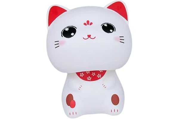 Walopola Jouets à tête secouée pour Voitures, Figurine de Chat Dansant - Décoration de Bureau de Voiture | Statues créatives Uniques en Forme d'animal de Dessin animé, pour Bureau, décoration de