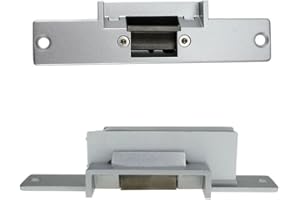 OBO HANDS Control de Acceso 12 V DC Fallan Seguro NC Narrow-Type Puerta Eléctrica Strike Cerradura para Control de Acceso de Alimentación Locks (NC Bloqueo)