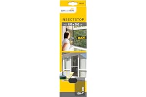 Schellenberg 50325 Fly Screen, Insect, Mosquito Protection Maxi, White or Dark Gray (150 x 300 cm), 150x300cm