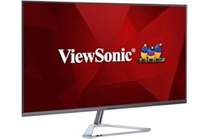 ViewSonic VX3276-MHD-3 32-inch IPS 1080p HD Monitor, with HDMI, DisplayPort, VGA, for Work and Entertainment at Home