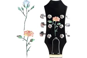 Casiler 2pcs Guitare Cou Manche Autocollants Guitare Têtes Décalcomanies Bricolages Autocollants De Marqueurs pour Basse Guitare Acoustique Guitare Électrique