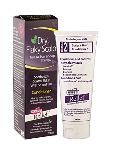 Hope's Relief Conditioner  - natural formula for itchy flaky scalps prone to dandruff, sebhorreic dermatitis and eczema (babies, children, adults)
