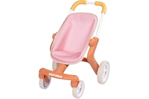 Smoby - Baby Nurse - Poussette Pop - pour Poupons Jusqu'à 42 cms - Poignée Ergnonomique - Roues Multidirectionnelles - A Partir de 18 Mois - Fabrication Espagnole
