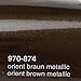 Produktbild Oracal 970RA 874 Orient Braun Metallic Glanz gegossene Profi Autofolie 152cm breit BLASENFREI mit Luftkanäle