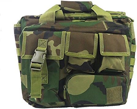 Jomotala Men's Shoulder Bags Molle Outdoor Sport Rucksack 15" Laptop Camera Mochila Military Tactical Computer Bag (Forest Camouflage)