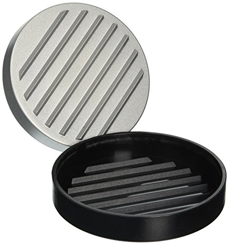Westmark Hamburgermaker, Hamburger-Presse, Innendurchmesser 11 cm, Aluminium/Kunststoff, Uno, Schwarz/Silber, 62312260