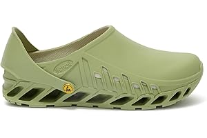 DR. SCHOLL'S Scholl Evoflex - Zoccoli Sanitari Professionali per Uomo o Donna, Ultra Leggeri e Comodi, con Cinturino Regolabile, Suola Antiscivolo, Soletta in Memory Removibile con Fodera Antibatterica