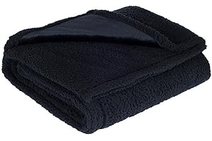 ‎TOERJII Liebesdecke Wasserdicht, Liebesdecke - Die wasserdichte Kuscheldecke, Wasserdicht Decke für Bett Couch Sofa, Haustier Wasserabweisend Tagesdecke Decke Warme Weiche Decke (XS: 50 * 70CM, Schwarz)