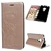 Produktbild 2× Flip Handy Schutzhülle für Huawei Mate20, Stoßfest Weich PU Leder Damen Herren Karten Magnet Stand Halter Farbdruck Brieftasche Klappetui (Roségold+Dunkelblau)