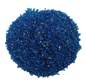 Maalavya Sugar Size Crystal Sand for Home and Garden D?cor, Aquarium Substrate 3 Kg (Egyptian Blue)