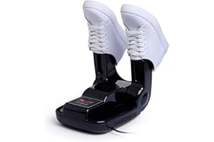 DEECOZY Boots Dryer, Electric Foot Warmer with Timer Shoe Adjustable Odour Eliminator Damp and Wet Remover Foldable Quick Dryer Electric Shoe Dryer for Drying Shoes Boots Gloves Socks