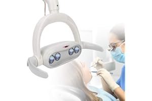 FILFEEL Oral Light, 15 W einstellbare LED Cold Light Shadowless Surgical Oral Exam Lampe für Chair, 22 mm/26 mm(22mm)