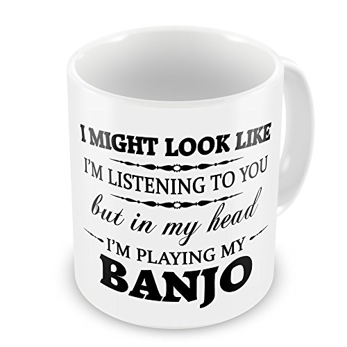 In My Head I'm Playing My (Banjo) Funny Novelty Gift Mug