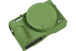 Easy Hood G7X3 futerał na aparat fotograficzny, etui na aparat fotograficzny Canon G7 X Mark III, miękki silikon etui ochronne, obudowa na aparat Canon G7X III, ciemnozielony, Standard, g7x3 etui