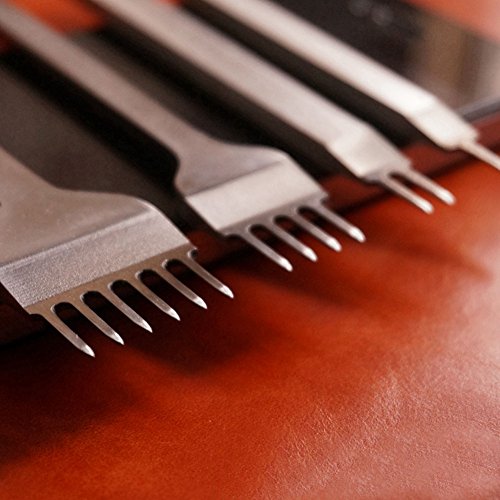 Demiawaking Leder Handwerk Werkzeuge Loch Stanz Werkzeug 3/4/5/6mm (6mm) - 3